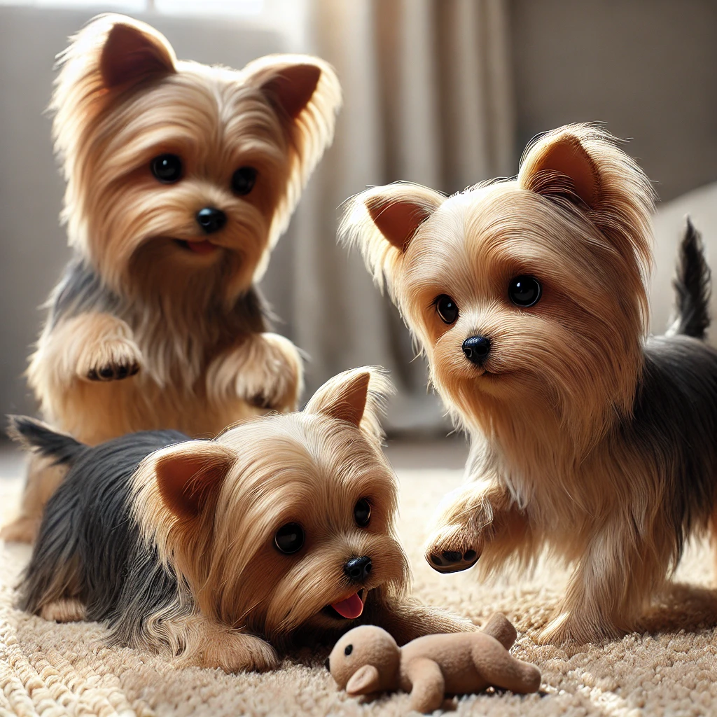 how yorkies can run