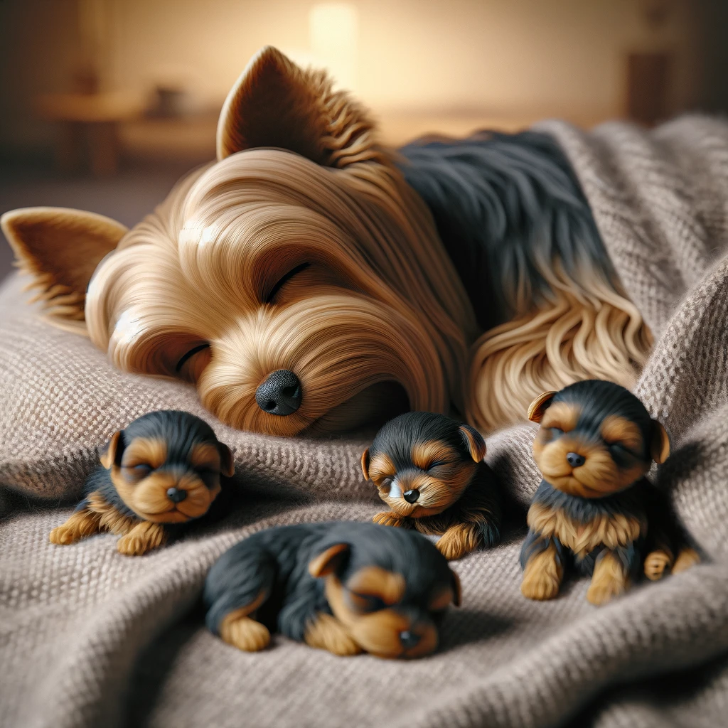 yorkie sleeping routine