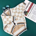beige dog designer gg sweater
