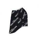 pawenciaga black designer dog t-shirt yorkies gram