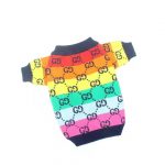 Pawcci Multicolor Striped Small Dog Sweater - Image 5