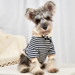 Striped Small Yorkie Hoodie - Image 2