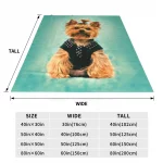 Yorkie Bliss Throw Blanket - Image 4