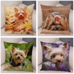 Mini Yorkie Cushion Cover - Image 3