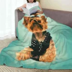 Yorkie Bliss Throw Blanket - Image 6