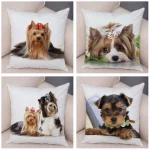 Mini Yorkie Cushion Cover - Image 2
