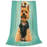 Yorkie Bliss Throw Blanket - Image 3