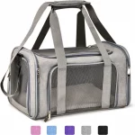 Mesh yorkie carrier bag