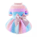 Rainbow Winter Yorkie Dress - Image 6