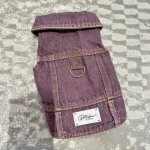 summer denim yorkie vest