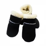 warm yorkie boots black