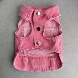 summer denim yorkie vest