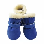 warm yorkie boots blue