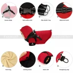 Yorkie Winter Harness Jacket - Image 3