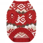 Cozy Aztec Yorkie Sweater