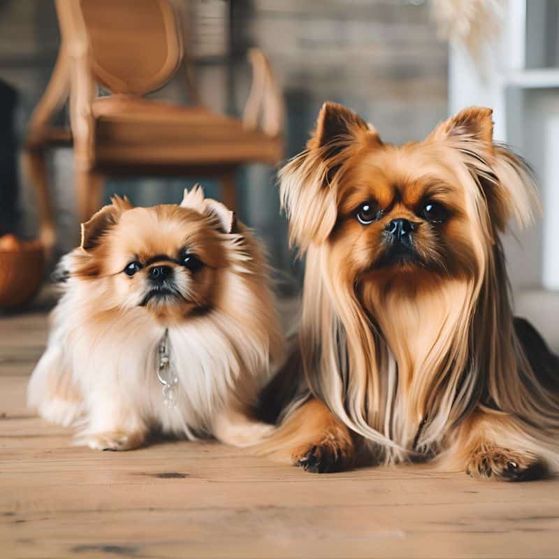 Yorkie and Pekingese Mix