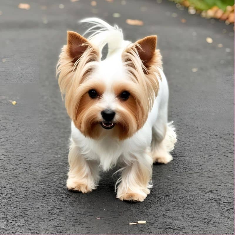 white yorkshire terrier
