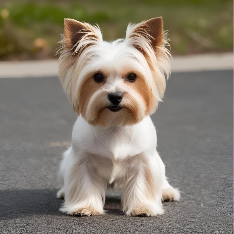 white yorkshire terrier