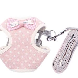 polka dot yorkie harness