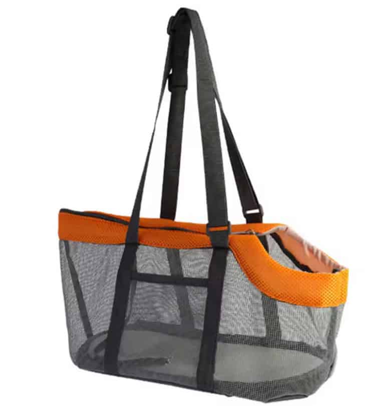 yorkshire terrier mesh carrier bag 4 Mesh Yorkie Carrier Bag