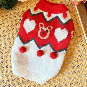 yorkie pom-pom sweater 1