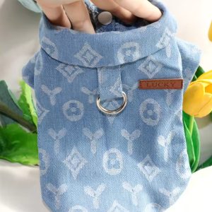 Denim Yorkie shirt