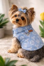 Denim Yorkie shirt