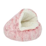 Fluffy Yorkie Cave Bed - Image 3
