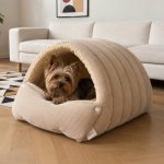Corduroy Yorkie Cave Bed - Image 2