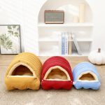 Corduroy Yorkie Cave Bed - Image 11