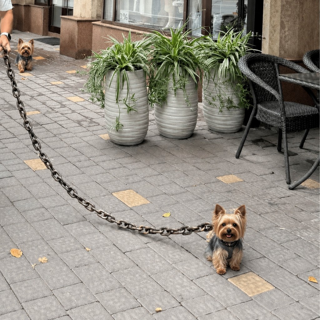 Monster Dog Chain Leash