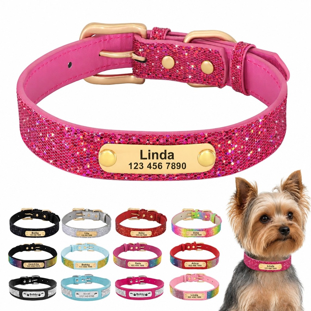 Personalized Yorkie Collar Personalized Yorkie Collar