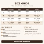 4-Paw Yorkie Raincoat size chart S to XL - back length, neck, chest and weight